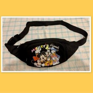 Disney Mickey and Friends Black Fanny Pack
